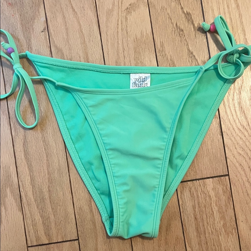Wild Fable Mint Bikini Bottom with Side Ties